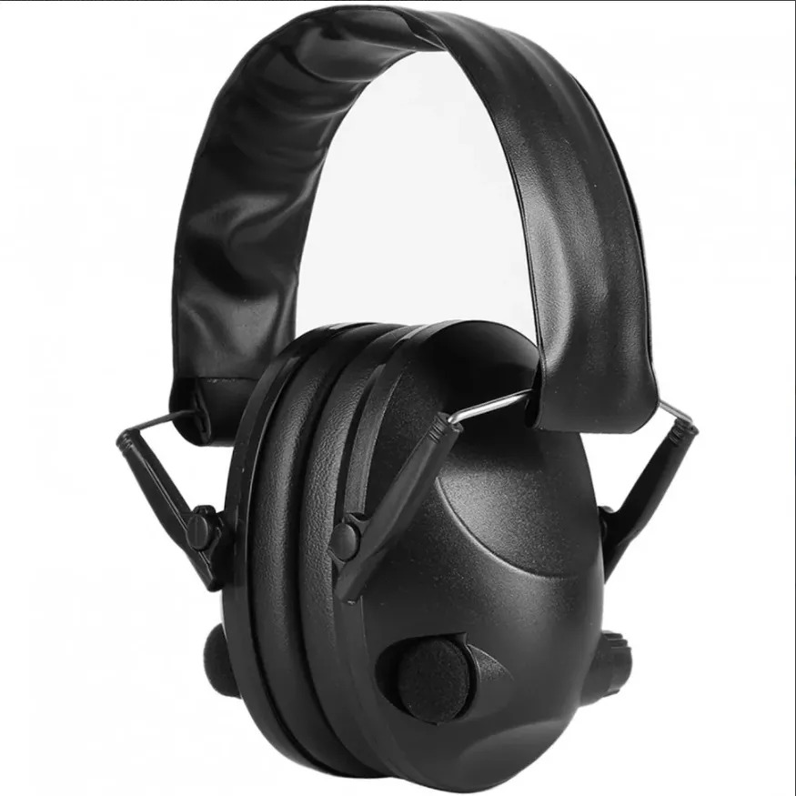 Наушники активные стрелковые PMX Tactical Pro PMX-55 26-85 ДБ Чёрный / Зеленый