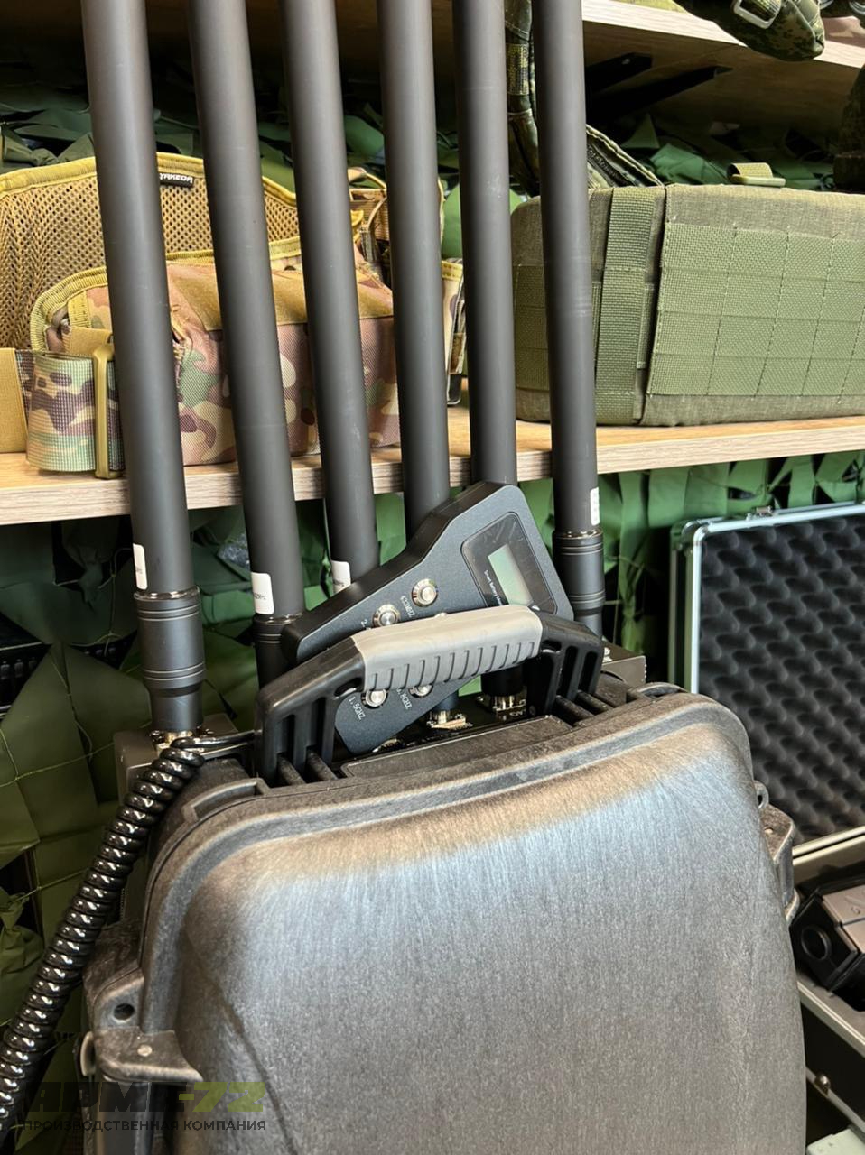 Рюкзак подавитель дронов Гарпия GW6-UAV / 6 каналов, мощность до 310Вт