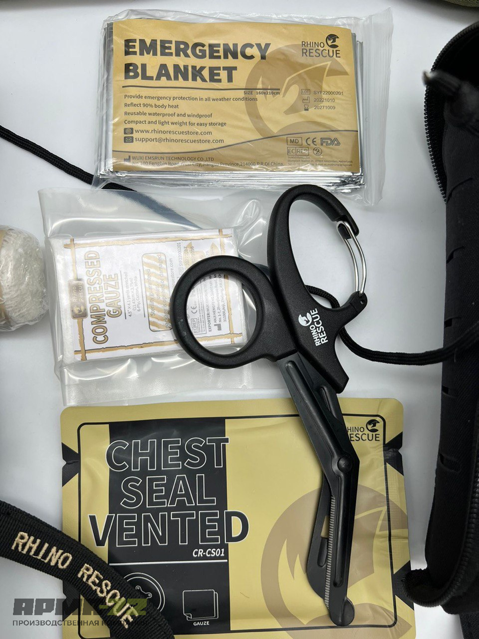 Военная тактическая аптечка “RHINO RESCUE” 12 в 1