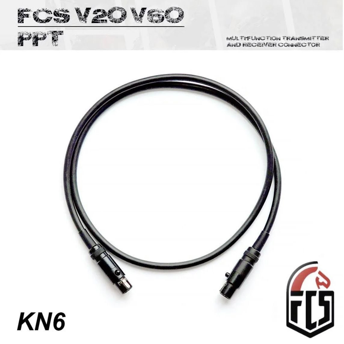 Кабель KN6 для прямого подключения кнопок PTT V20 и V60 к наушникам FMA FCS AMP