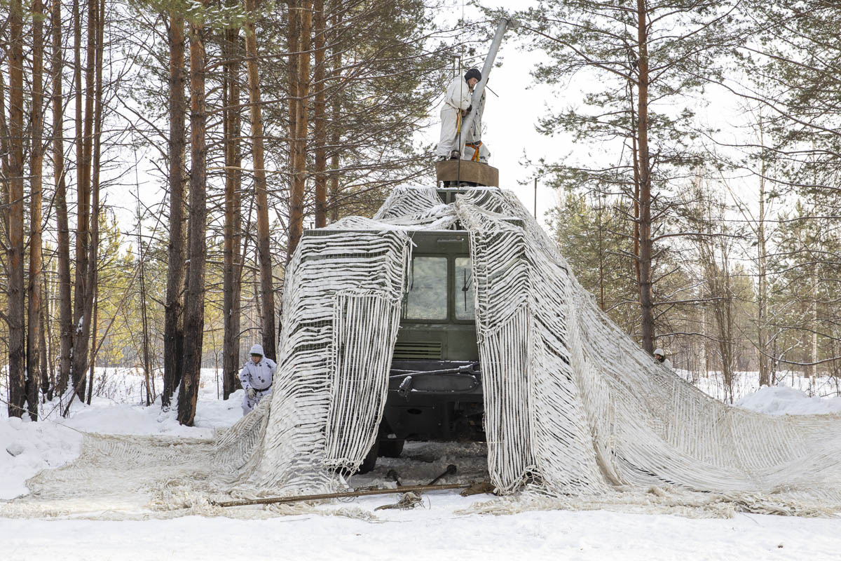 Маскировочная сеть  МКТ-2С / СНЕГ (армейская)
