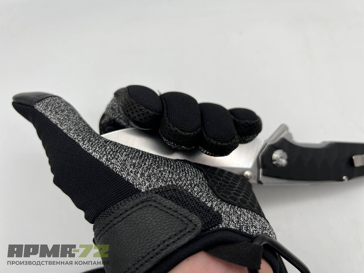 Тактические перчатки с защитой от порезов