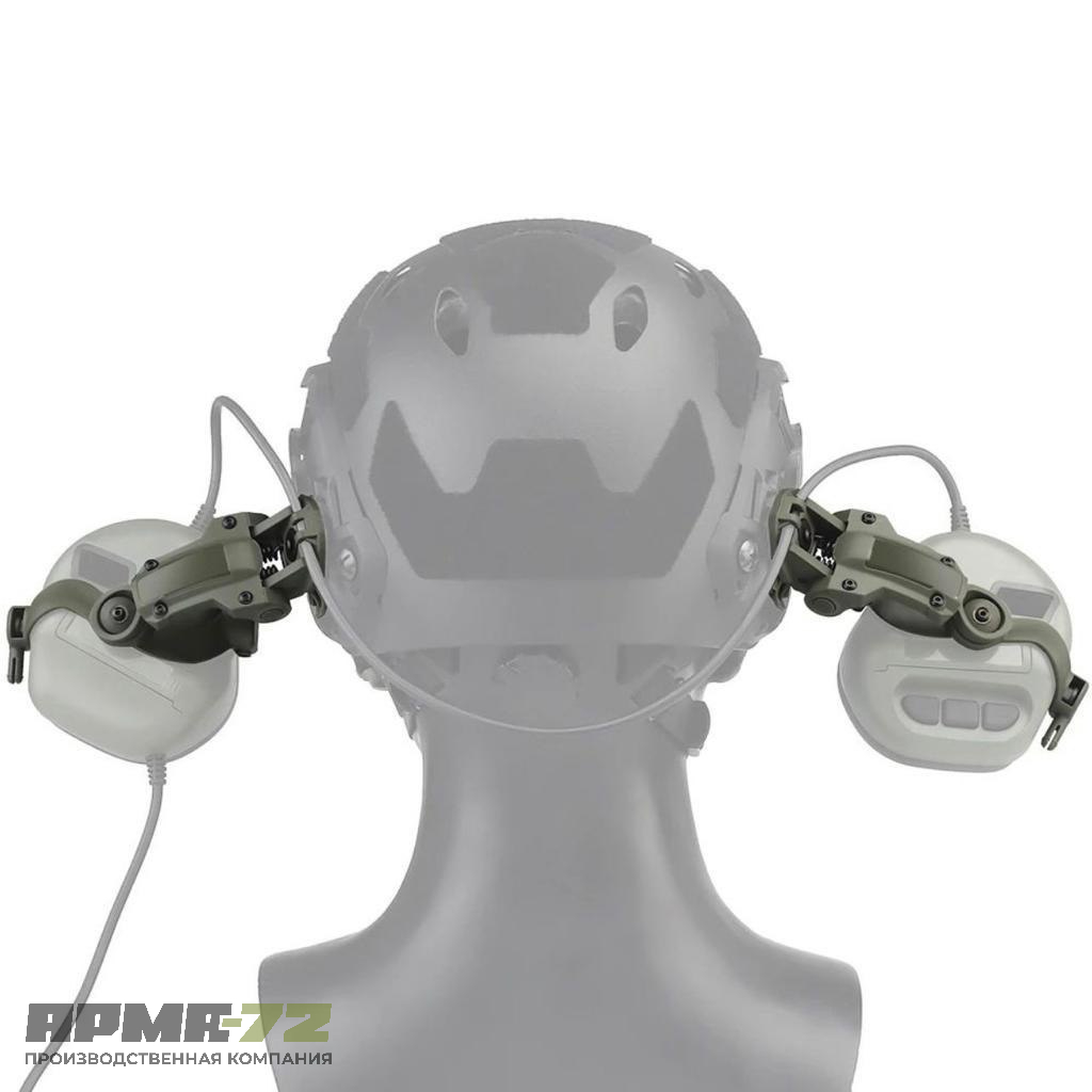 Адаптер для нашлемных тактических наушников «чебурашки»