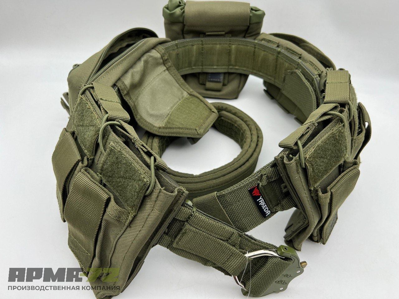 Пояс разгрузочный тактический с подсумками YAKEDA, олива