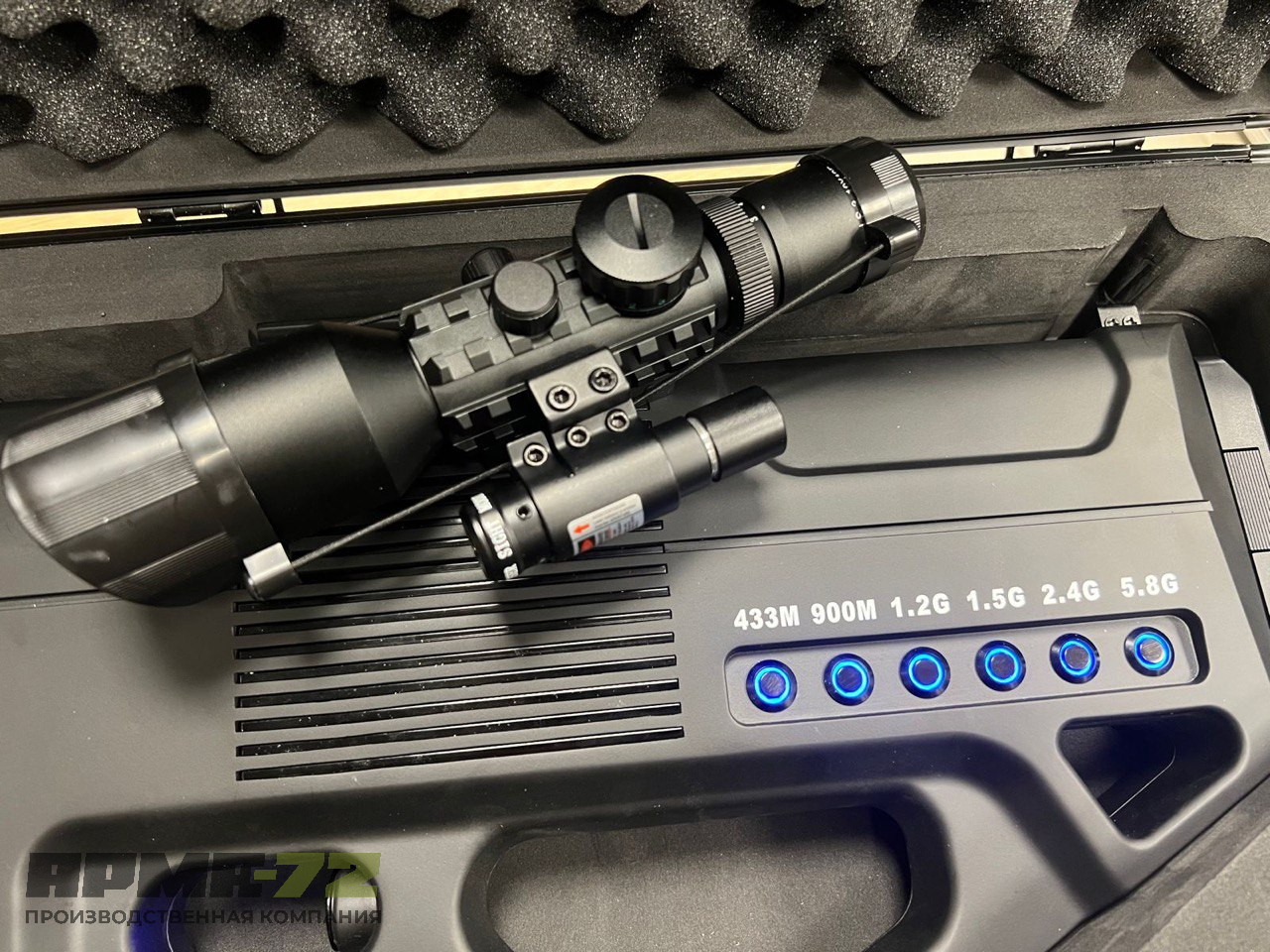 Блокиратор дронов "Гарпия"6-канальный ультралегкая  модель