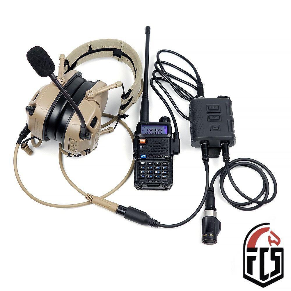 Кнопка PTT FCS V60, черная