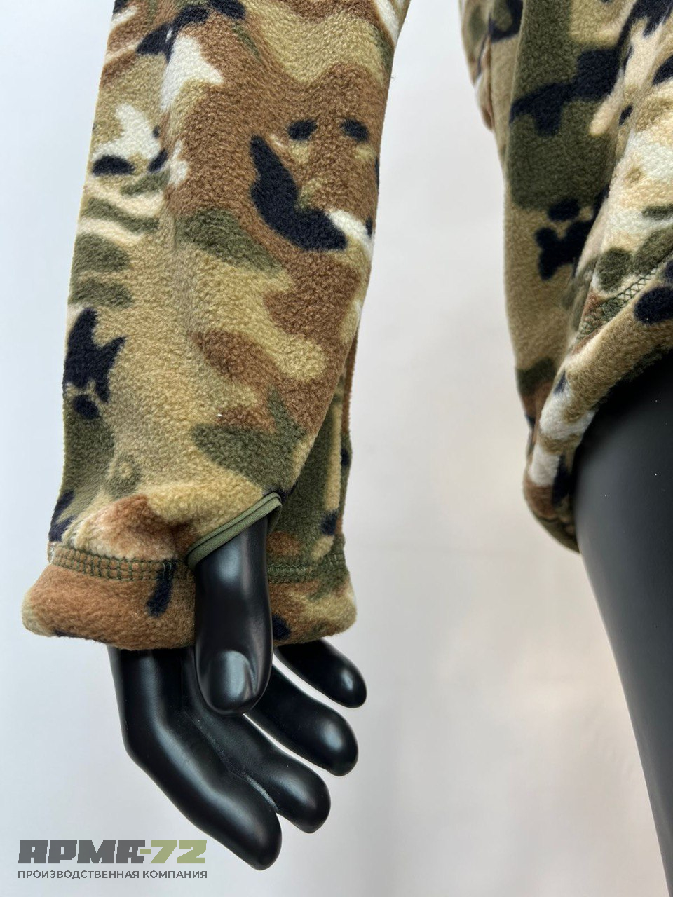 Флисовая военная зимняя кофта толстая «Shark Skin», мультикам.