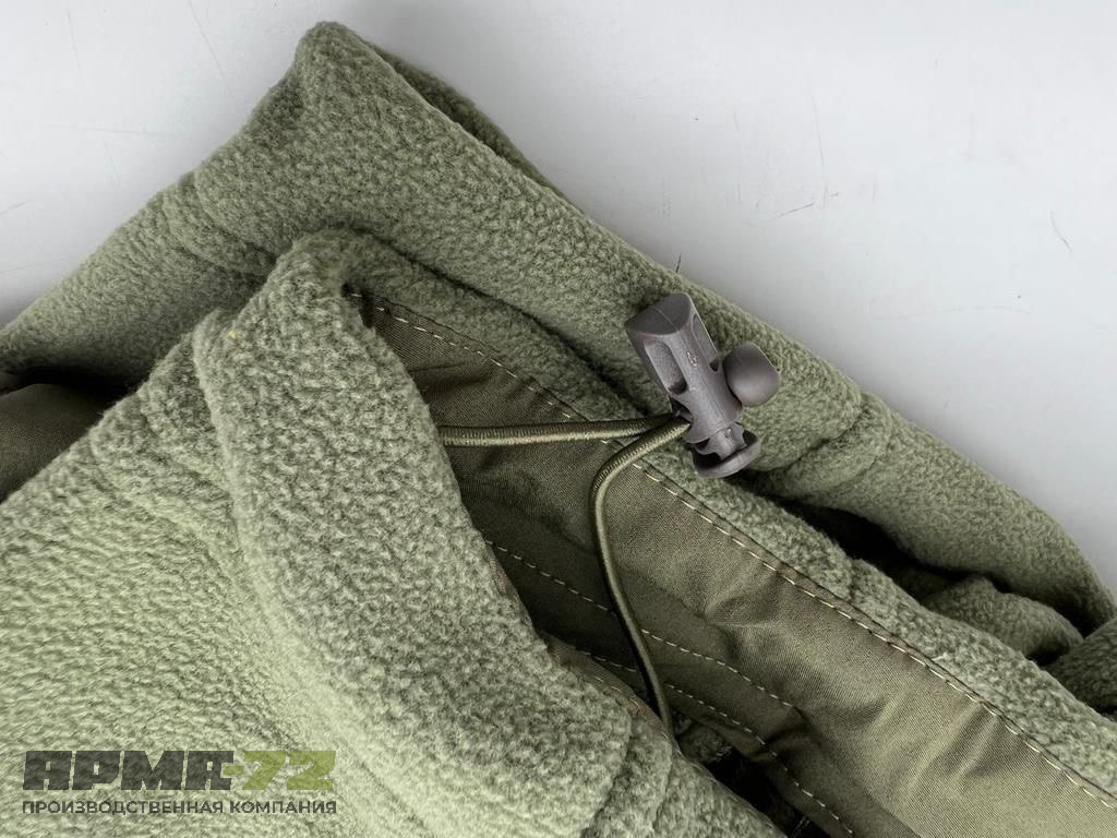 Флисовая военная зимняя кофта толстая