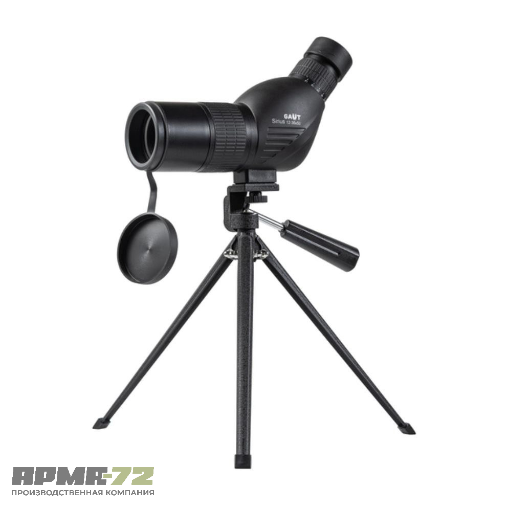 Зрительная труба GAUT Sirius 12-36x50, линзы BK7, со штативом