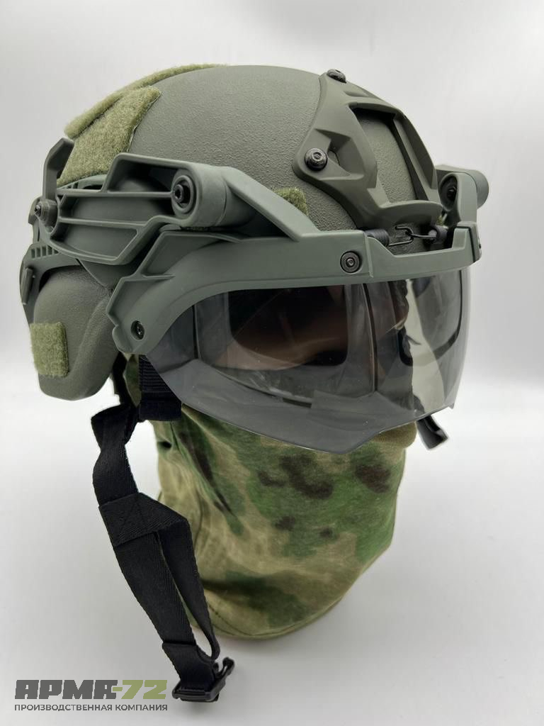 Откидные  нашлемные очки с креплением для шлема