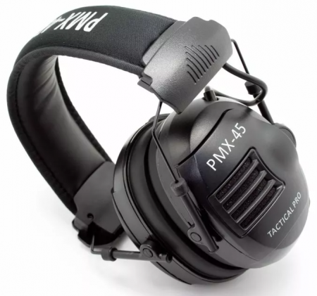 Наушники активные стрелковые PMX Tactical Pro PMX-45 28-85 ДБ Черный