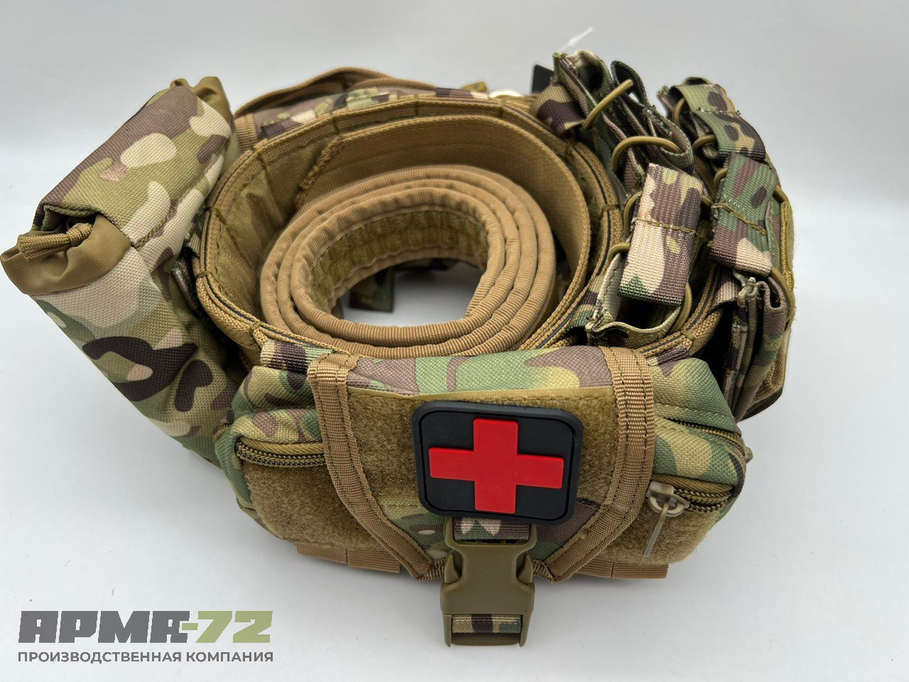 Пояс разгрузочный тактический с подсумками YAKEDA, мультикам