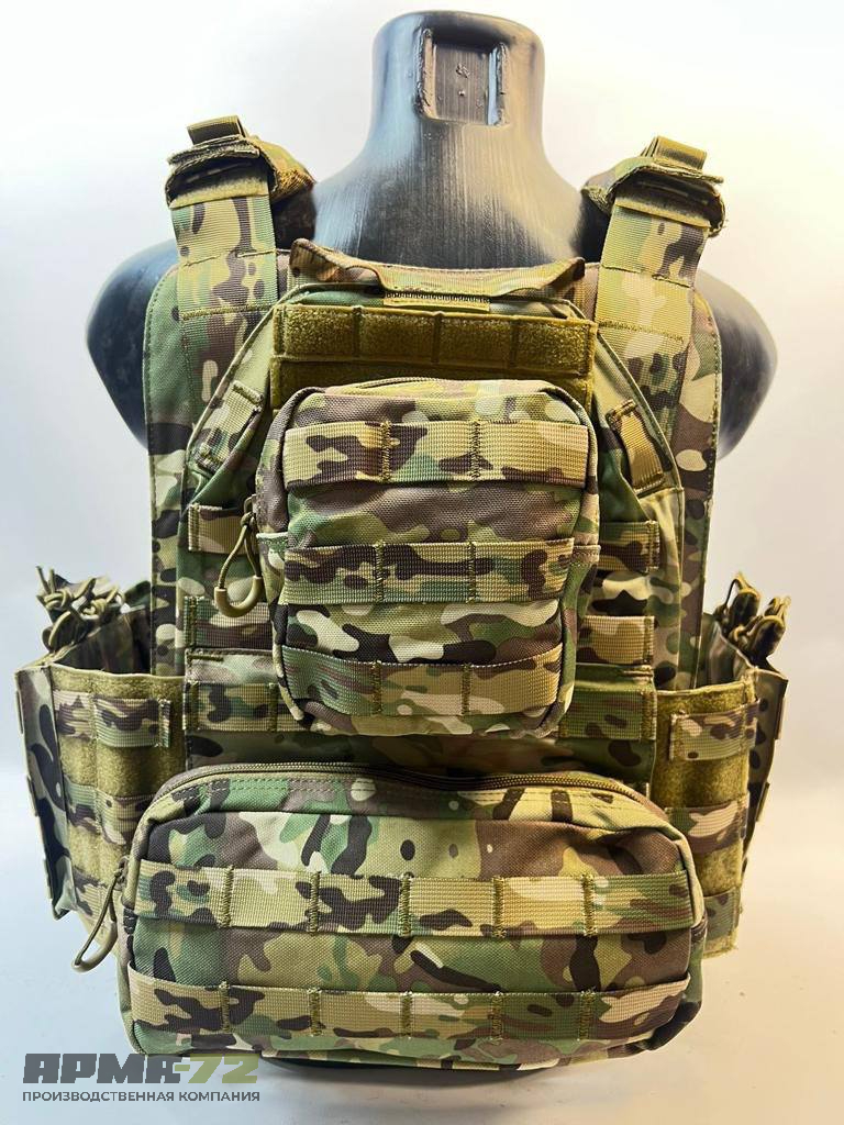 Жилет плитник YAKEDA original разгрузка с подсумками на спине