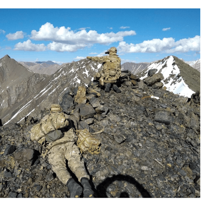 Камуфляж MULTICAM в горном Алтае