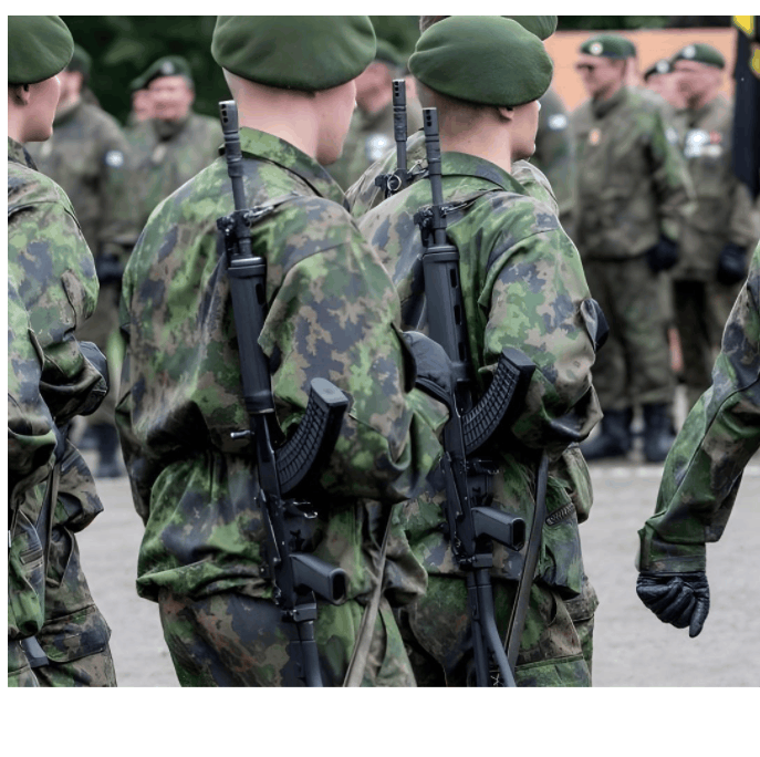 Также отличным решением является использование финского камуфляжа М-05 